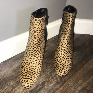 White House Black Market 6.5 Cheetah Print Heels